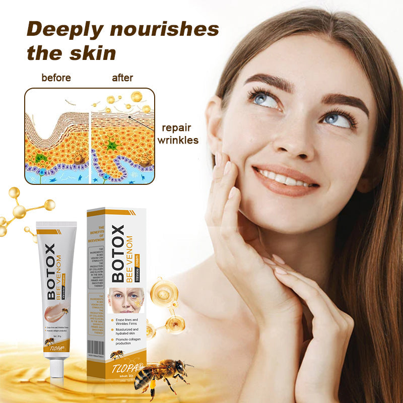 (Made and Shipped from USA) 🧑⚕️TLOPA® Botox Bee Venom Wrinkle Removal Cream- LAST DAY 70% OFF🔥