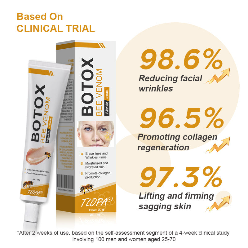 (Made and Shipped from USA) 🧑⚕️TLOPA® Botox Bee Venom Wrinkle Removal Cream- LAST DAY 70% OFF🔥