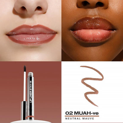 LIP LINER STAY-N - Peel-Off Lip Liner Stain - All Day & Night Lipliner